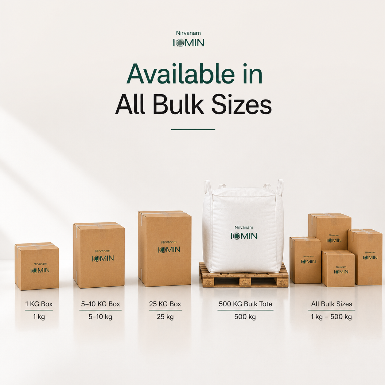 Bulk Liquid Minerals packaging